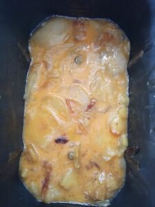 Tortilla de patatas en panificadora Silvercrest, la panificadora del Lidl.