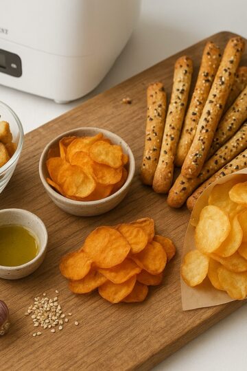 Ideas de snacks para preparar con panificadora.