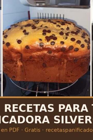 Collage de pan de ajo y perejil, brioche con pepitas de chocolate y bizcocho hechos en la panificadora Silvercrest del Lidl